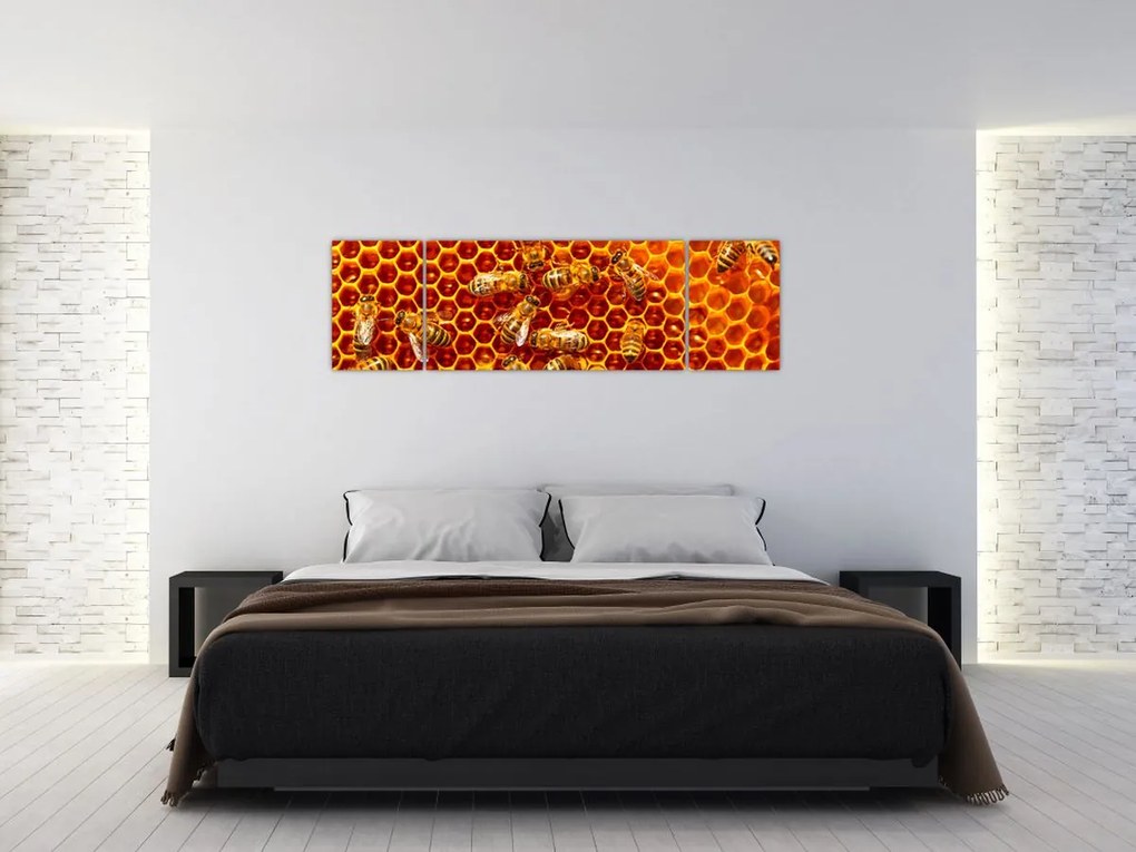 Obraz - Plaster miodu (170x50 cm)