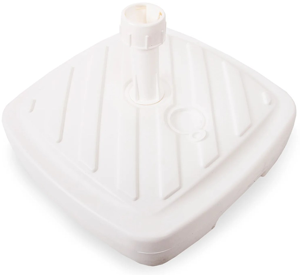 Podstawa do parasola biała 39 x 39 cm 12 l PATIO