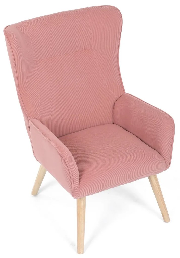 Fotel na uszach PINK2, różowy