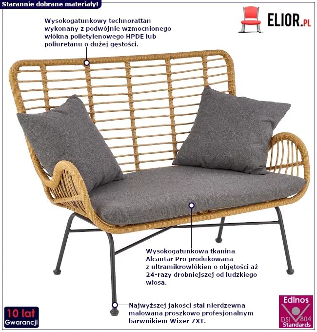 Sofa ogrodowa - Dolter