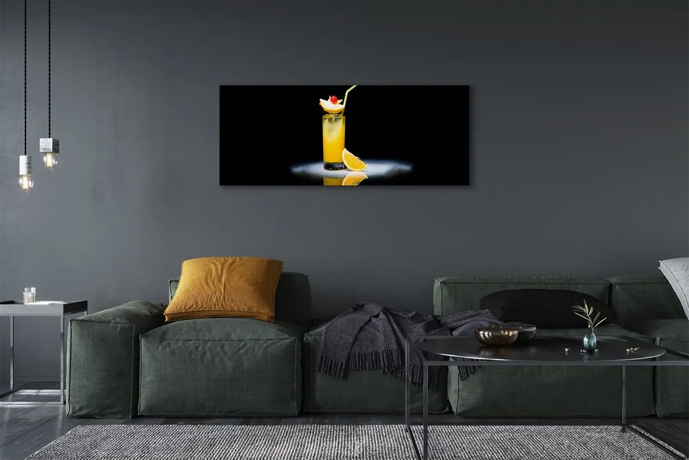 Duży obraz na płótnie Słoneczny Koktajl Pomarańczowy