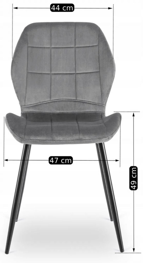 Zestaw Stół Okrągły Rozkładany HARRY 102-142 cm Dąb Artisan/Czarny i 4 Krzesła Tapicerowane IRYS Szare Nowoczesne