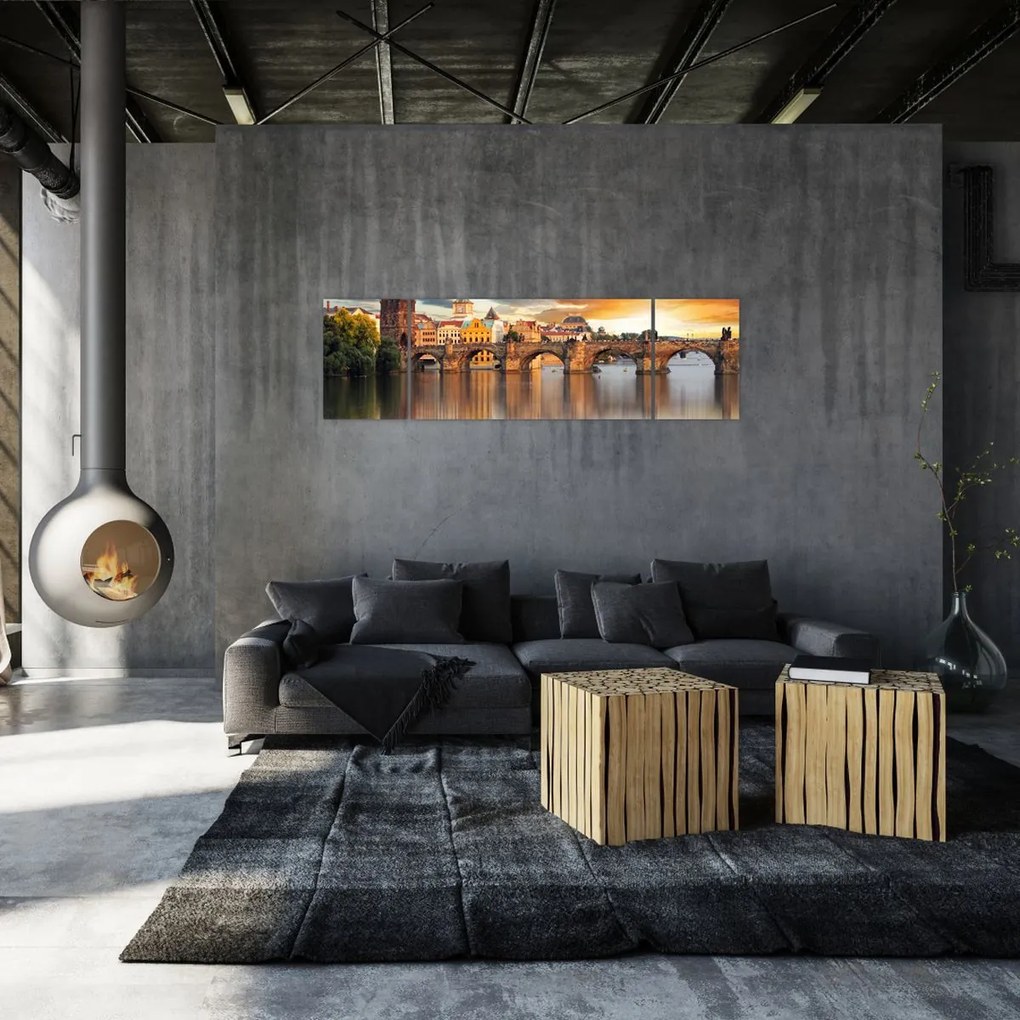 Obraz - Praga (170x50 cm)