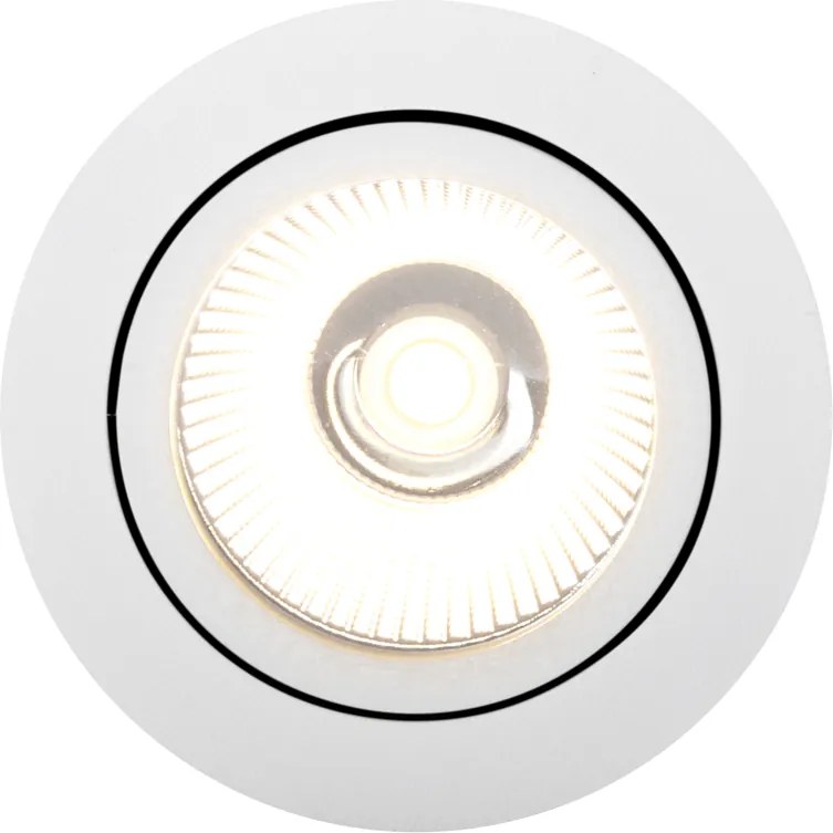 Wpuszczany reflektor biały 9,5 cm z LED 1300lm przyciemniany IP23 - Gaius