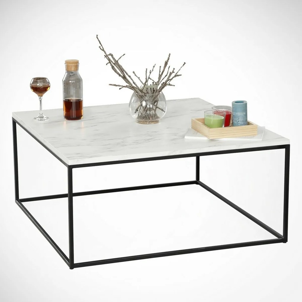 Stolik konferencyjny Poly Black and White
