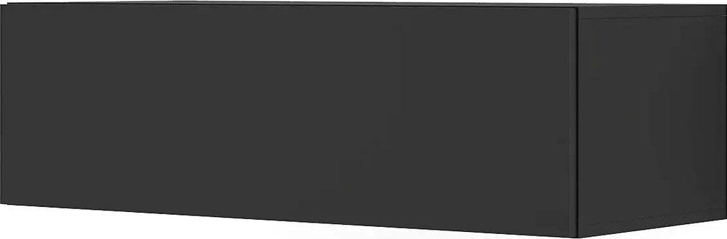 Czarna podwieszana szafka rtv 100 cm S9-A97