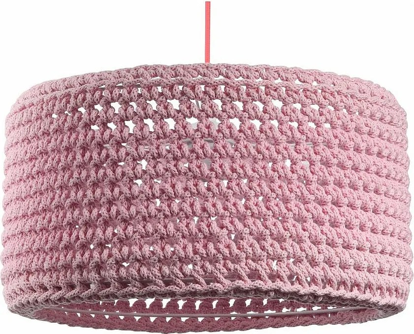 Lampa wisząca COTTON 40 różowa