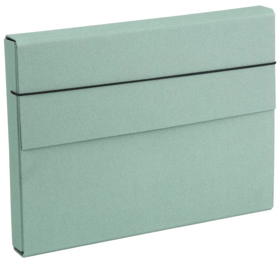 Zielony kartonowy organizer Olof Canvas Paper Laminate – Bigso