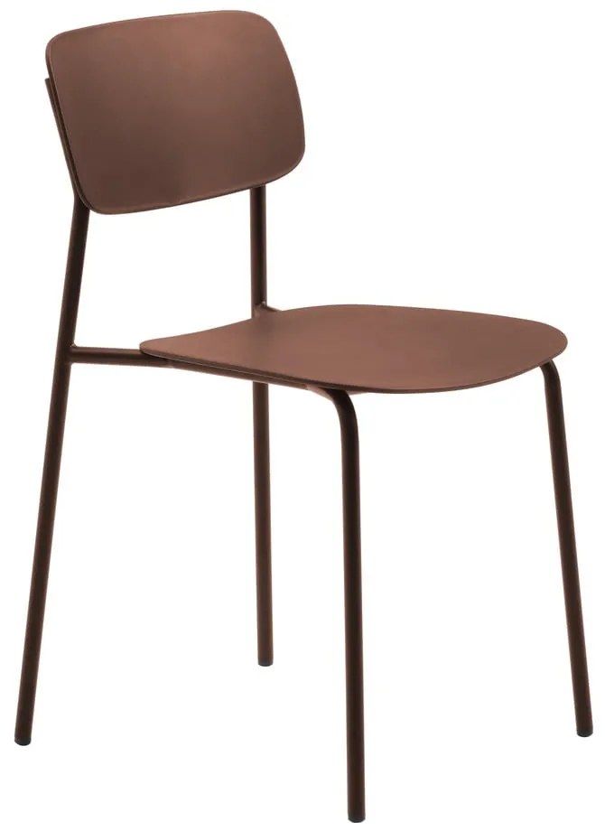 Krzesła w kolorze terakoty zestaw 2 szt. Kirkland – Unique Furniture