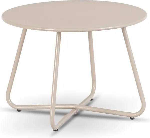 Zestaw Mebli Ogrodowych MEGARA Beżowy Sofa 2x Fotel Stolik Tarasowy Nowoczesny