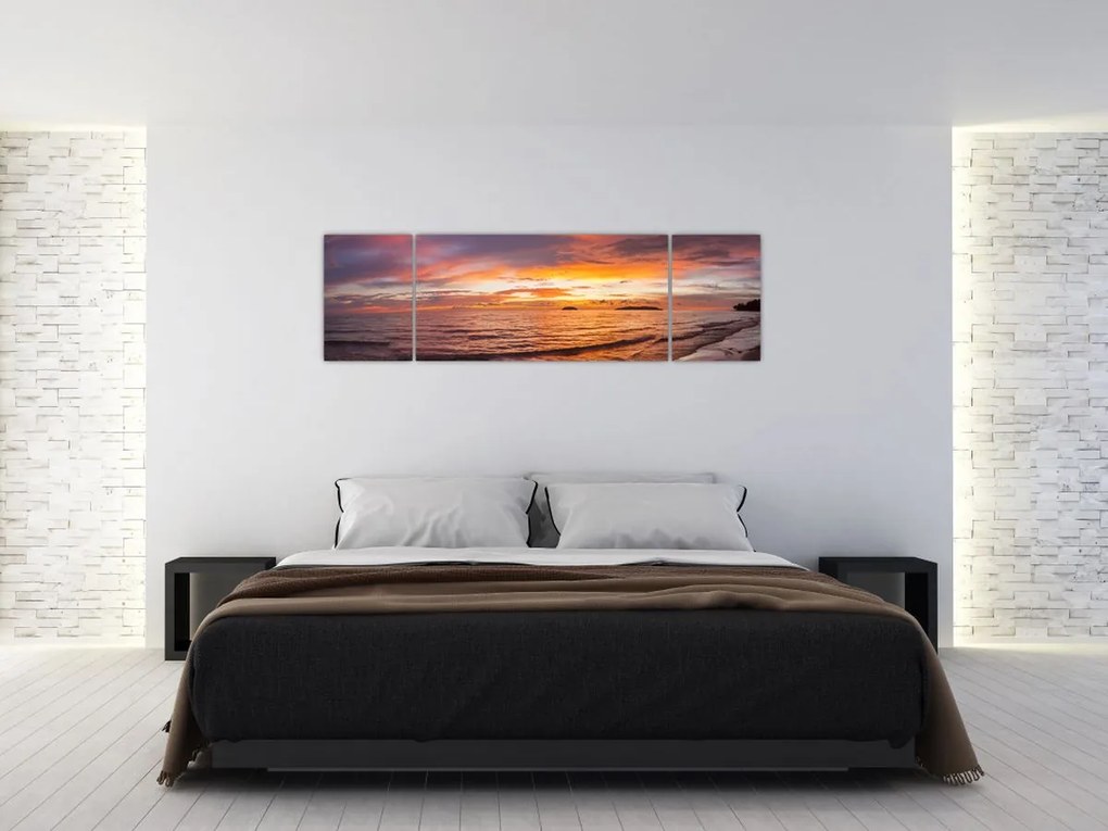Obraz - Zachód słońca (170x50 cm)