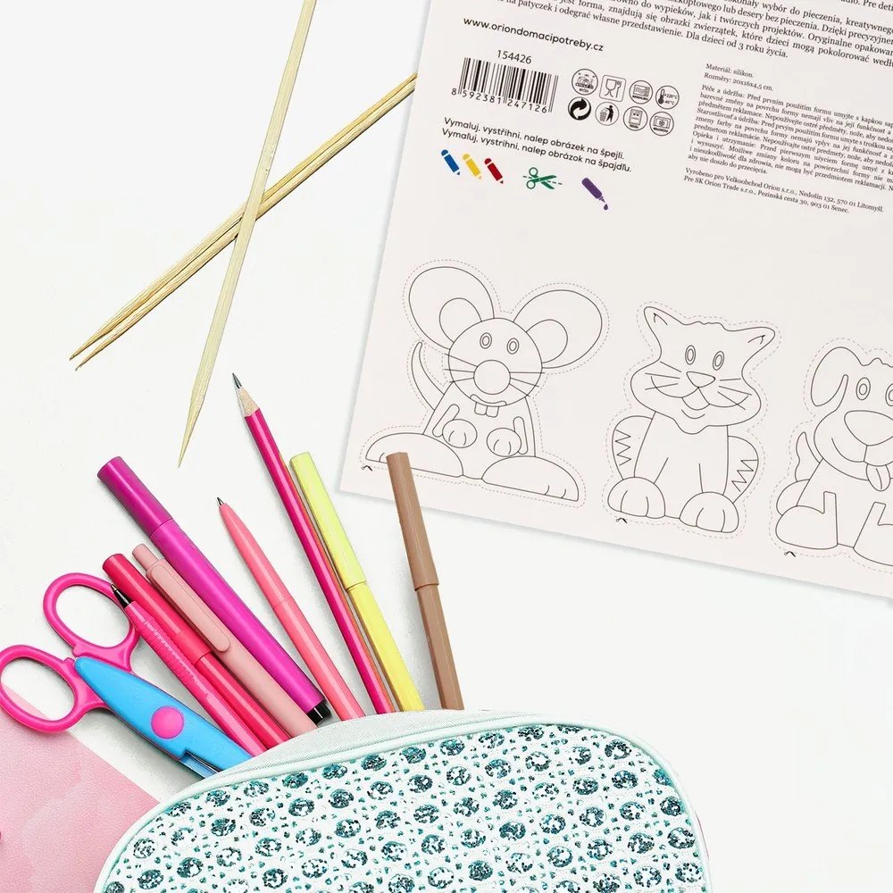 Silikonowa forma do pieczenia 20x16 cm Statek – Orion