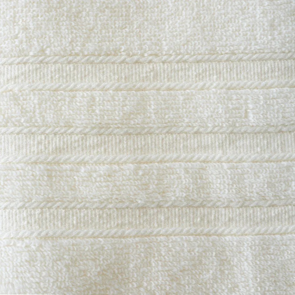 Kremowe bawełniane ręczniki kąpielowe frotte zestaw 2 szt. 90x140 cm Zero Twist – Catherine Lansfield