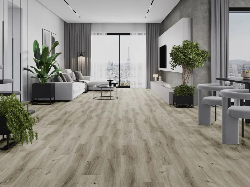 Mexen Richmond próbka paneli winylowych SPC 6,5 mm, podkład IXPE 1,5 mm, 4 V-Fuga, Dąb - F1043-S