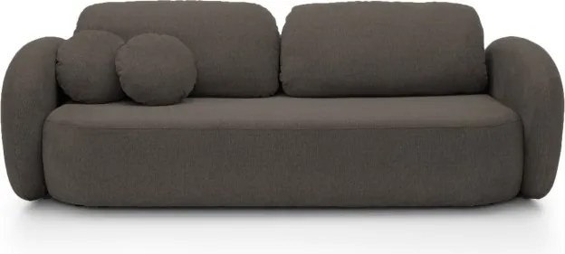 Sofa OLIO z funkcja spania i pojemnikiem CIEMNY SZARY ARAGON 97