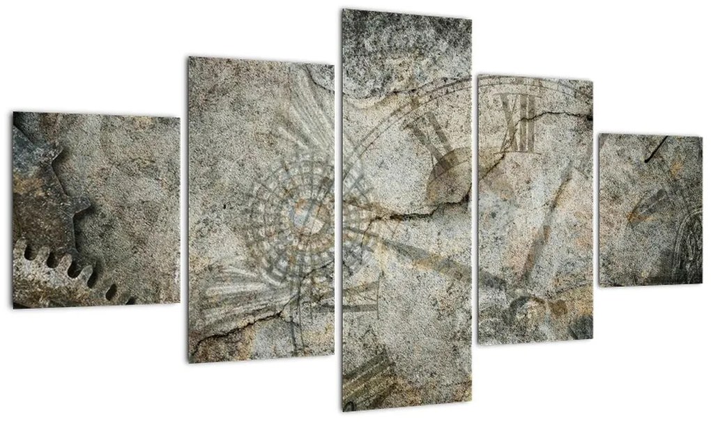 Obraz - Upływ czasu (125x70 cm)
