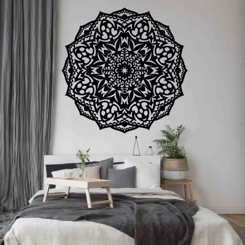 Drewniana mandala na ścianę - CIRCEL