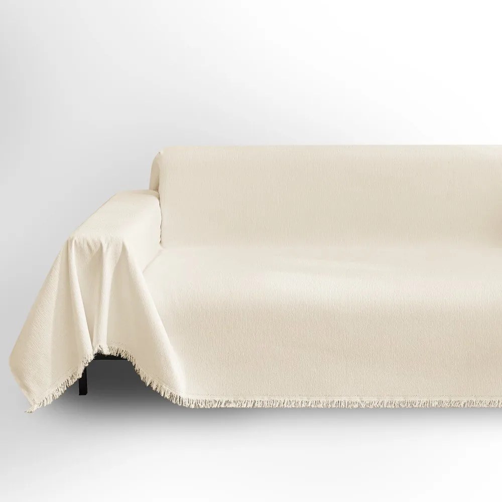 Kremowy pokrowiec na fotel 70 cm Talo – Filumi