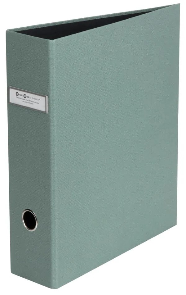 Zielony kartonowy organizer na dokumenty Archie Canvas Paper Laminate – Bigso