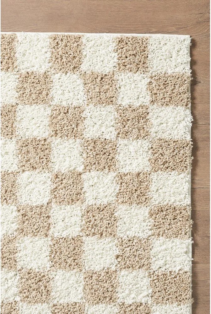 Beżowy/kremowy dywan 160x230 cm Grida – ESTE