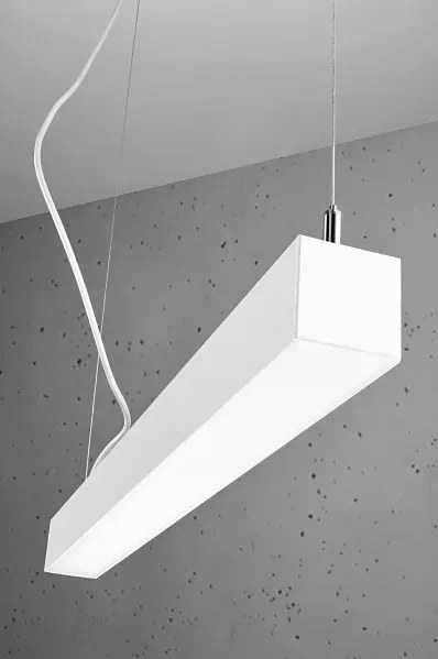 Biała nowoczesna lampa wisząca LED 3000 K - EX615-Herrick