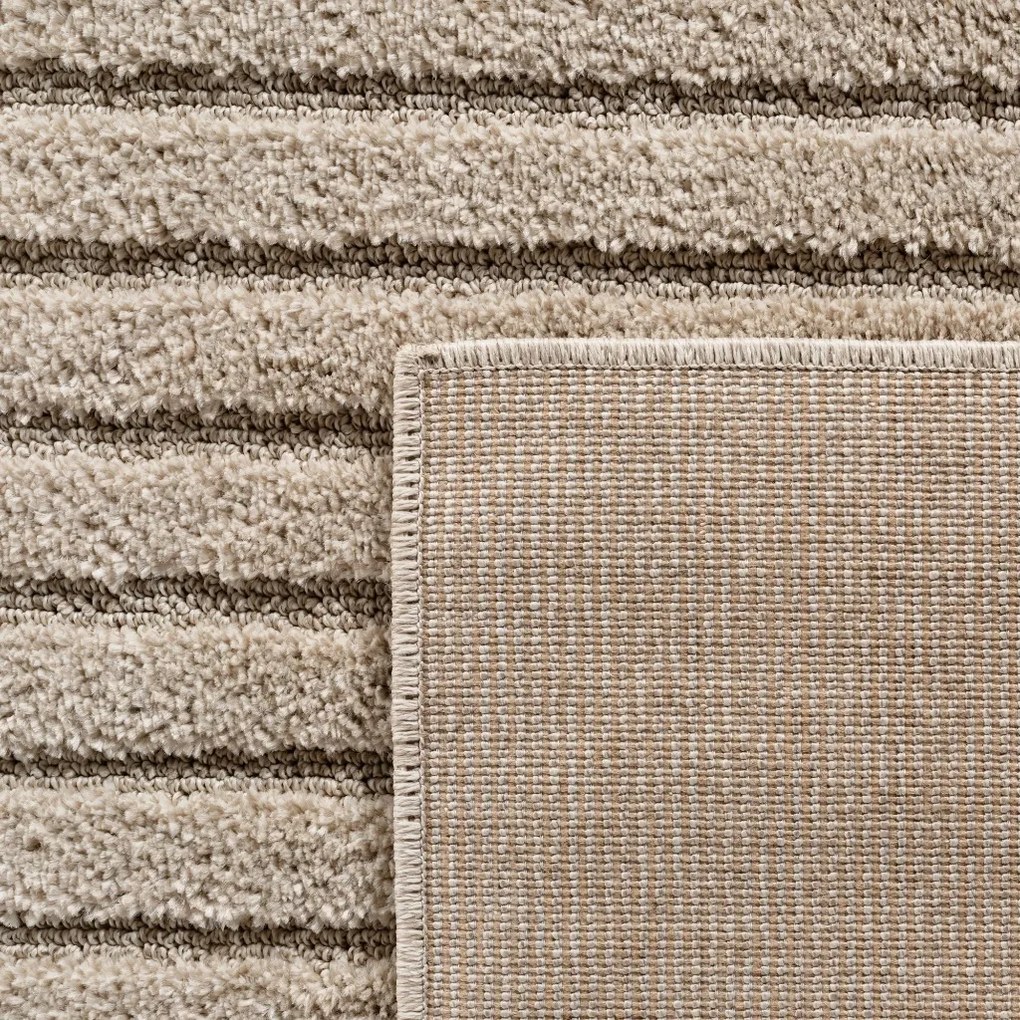 Dywan nowoczesny Art 3D Kwadraty beżowy 200 cm x 290 cm