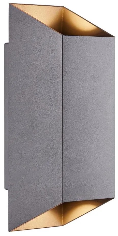 Nordlux - Kinkiet zewnętrzny NICO 2xGU10/35W/230V IP54 antracyt