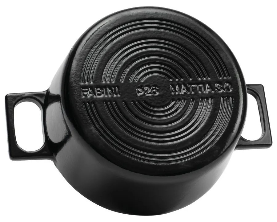 Garnek żeliwny z pokrywką odpowiedni na indukcję 5,5 l Mattia 3.0 – FABINI