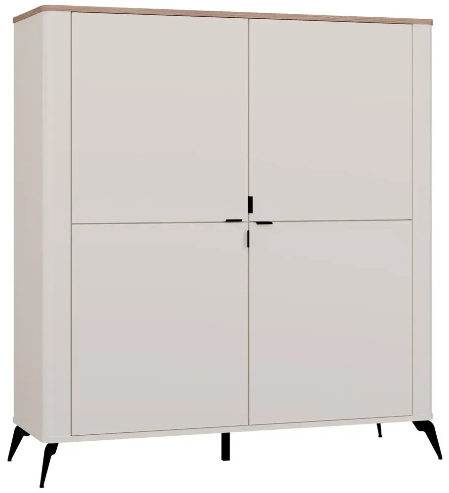 Duża komoda kaszmirowa na nóżkach C9-W57