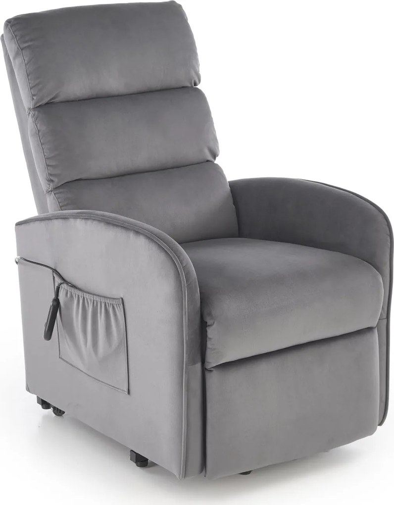 Fotel rozkładany elektrycznie z funkcją pionizacji Maroni Halmar