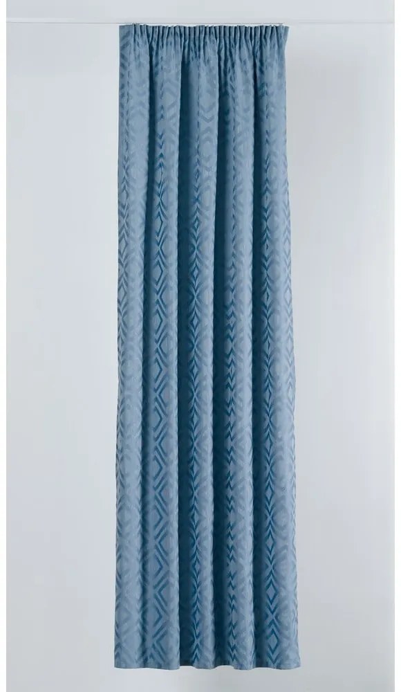 Niebieska zasłona 140x245 cm Giuseppe – Mendola Fabrics