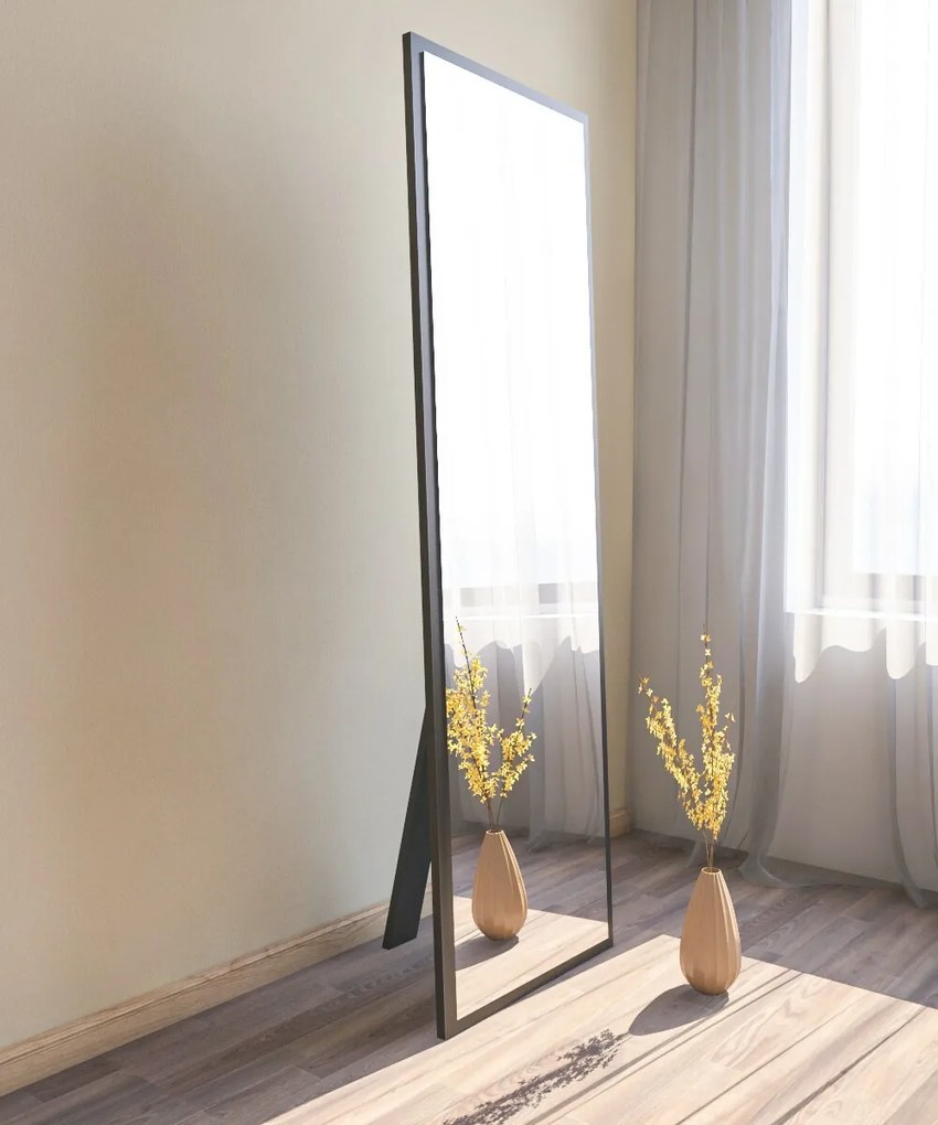 Lustro Tessa Black 50 x 160 cm