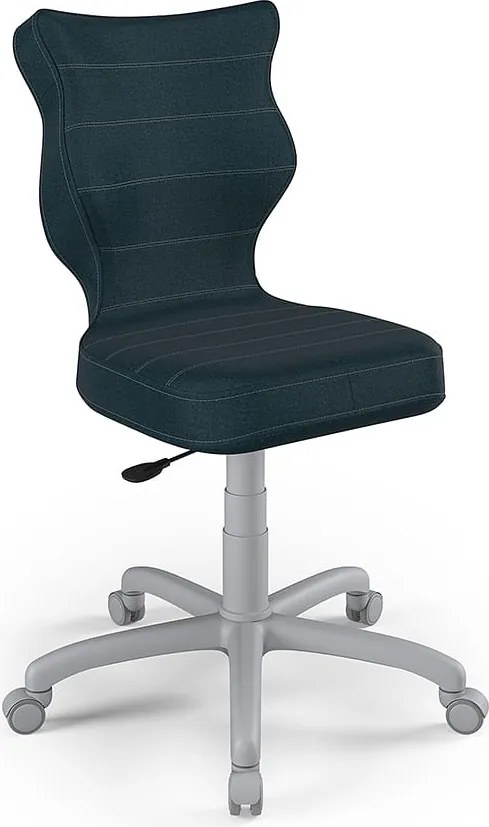 Krzesło biurkowe dla nastolatka Petit Grey rozmiar 5 (146-176,5 cm)