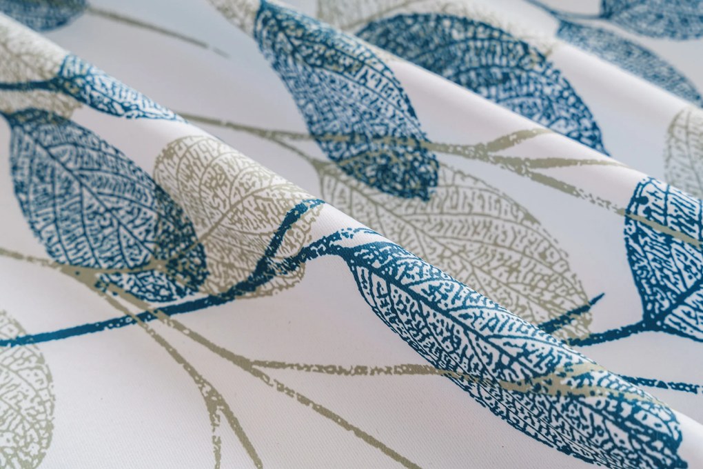 Designerska zasłona VIENTE 140x270 cm, wzorzysta Zawieszanie: Taśma z wiązaniami