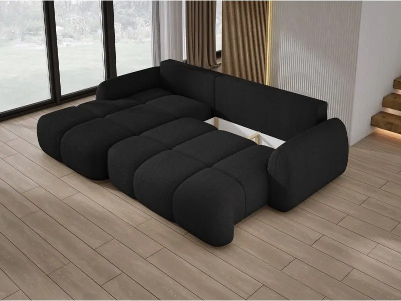 Narożnik COCO WIND z funkcją spania poduszkami i pojemnikiem NOW OR NEVER 100 WERSAL