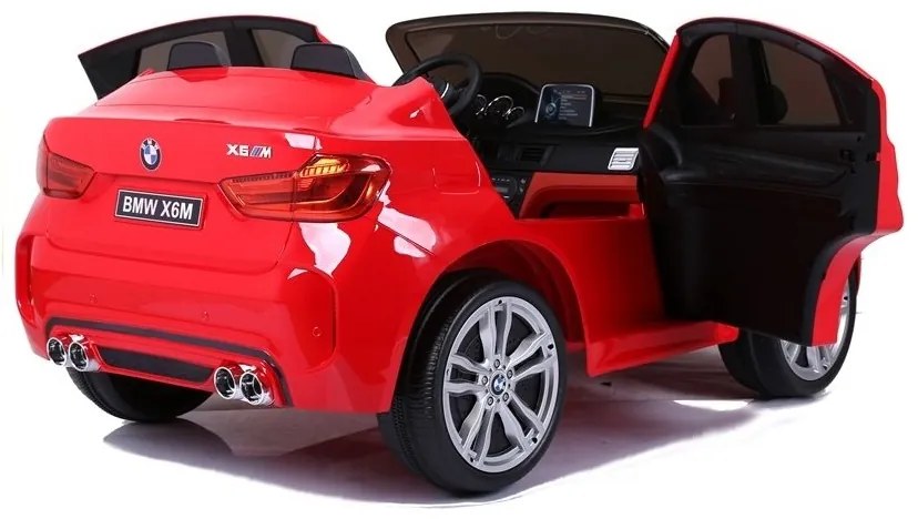 Auto na akumulator nowe bmw x6m czerwone