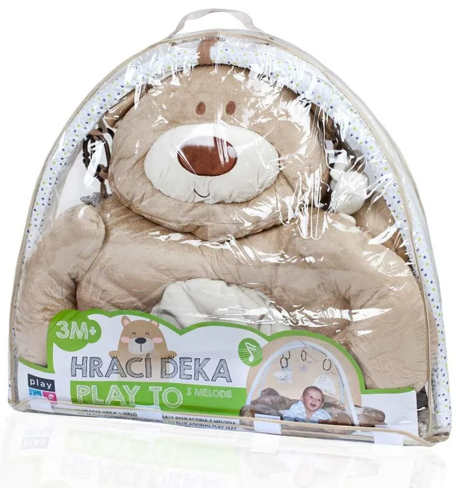 PlayTo Play koc z melodią Miś, 90 x 37 cm