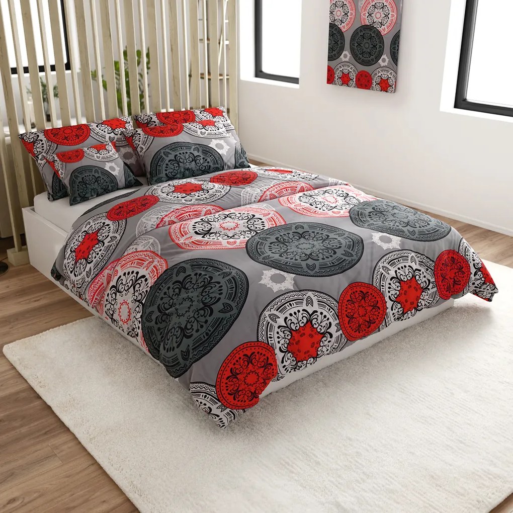 PrzytulneMieszkanie.pl PrzytulneMieszkanie.pl Pościel z mikrofibry ORIENT COLOR, szare Rozmiar pościeli: 70 x 90 cm | 140 x 200 cm