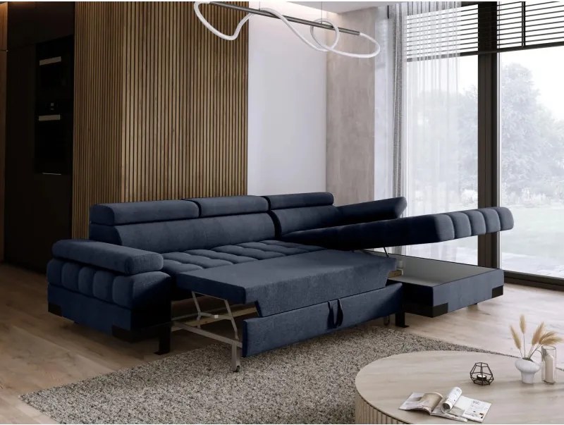 Narożnik SELVA S z funkcją spania i pojemnikiem WERSAL