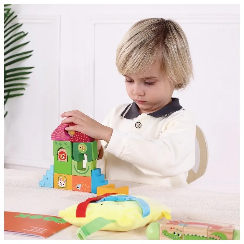 Tooky toy box pudełko xxl montessori edukacyjne 7w1 sensoryczne 22-24 mies