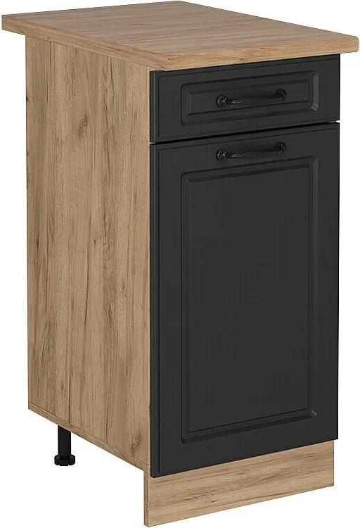 Szafka dolna do kuchni antracytowy domek wiejski 40x60x81.6 r-line