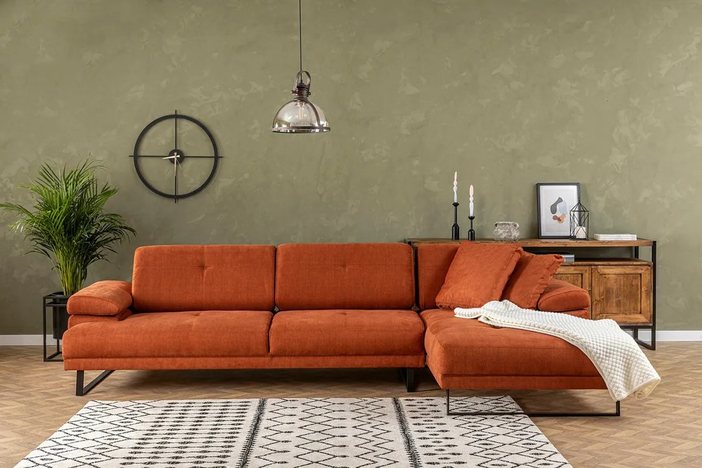 Narożnik Mustang Small Right Orange