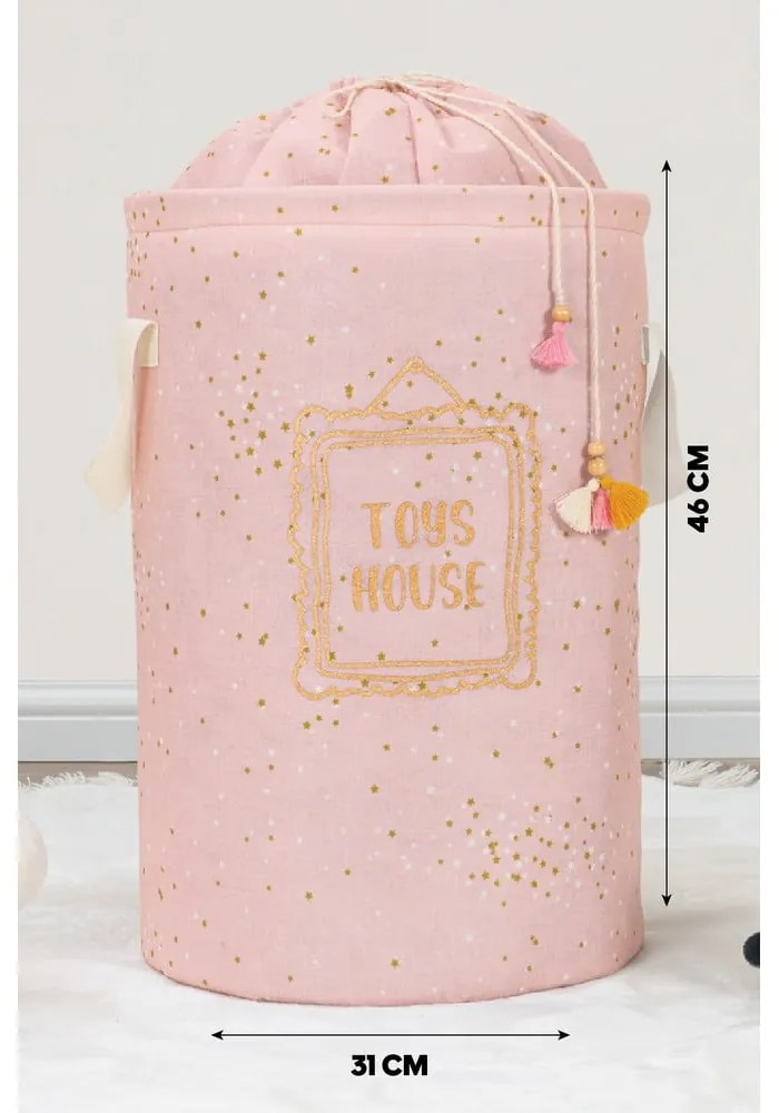 Tekstylny dziecięcy kosz na zabawki – Mioli Decor