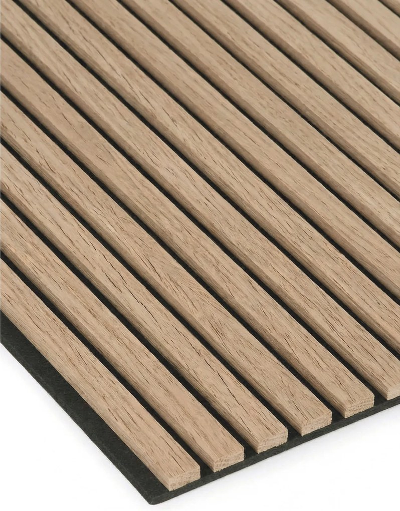 Drewniany panel akustyczny, 2400 x 600 mm, B2BP004, dąb