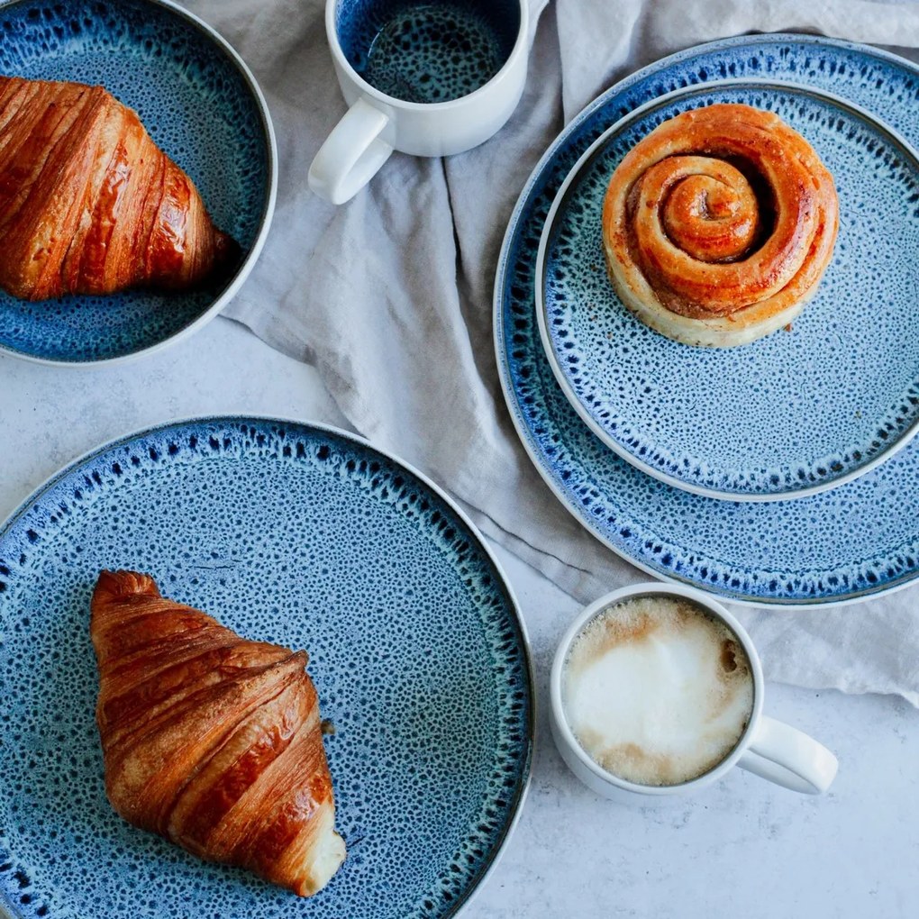 Mäser Zestaw naczyń stołowych 16 szt. MALEA – niebieski