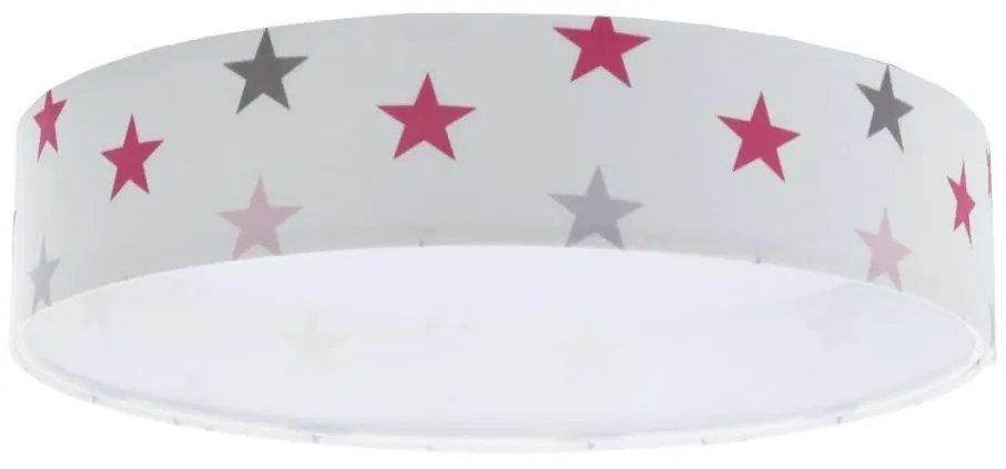 LED Plafon GALAXY KIDS LED/24W/230V stars białe/różowe/szare