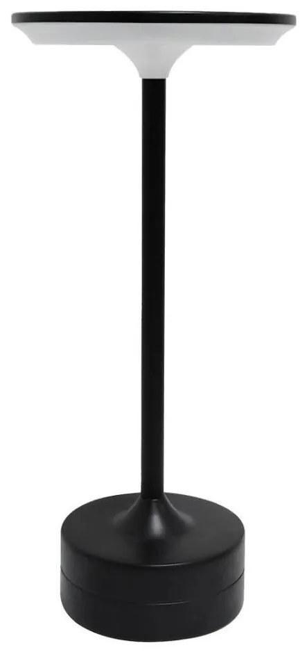 LED ładowalna dotykowa lampa biurkowa TAVOLO LED/2,5W/5V 2400 mAh 3000-6000K czarna