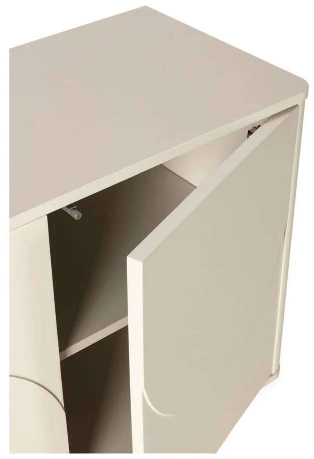 Kremowa komoda 180x75x40 cm Solei – MOME