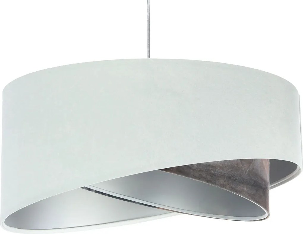 Minimalistyczna lampa wisząca welurowa N0-Z38