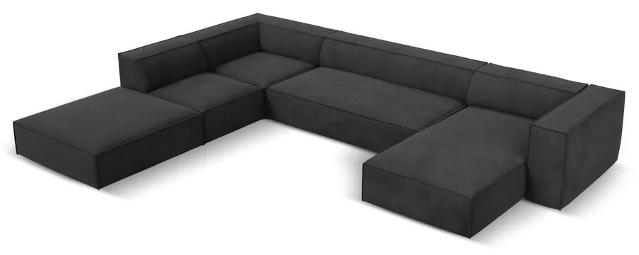 Ciemnoszary narożnik (lewostronny) Madame – Windsor &amp; Co Sofas